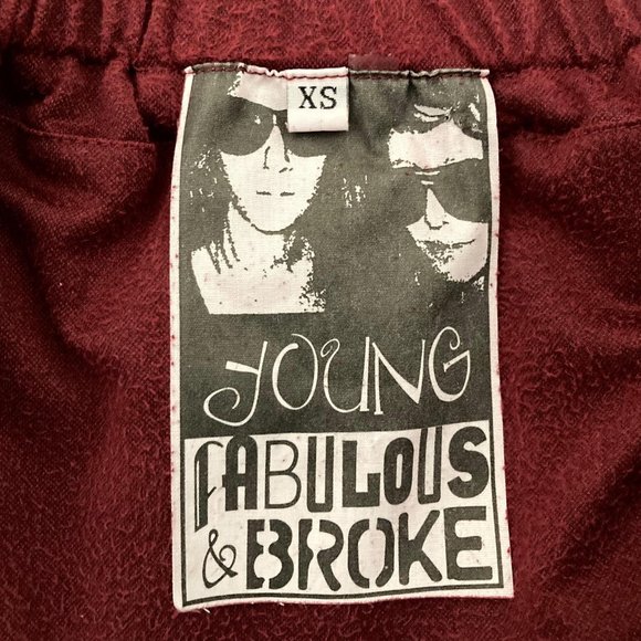 Young Fabulous & Broke XS Faux Suede Ruffle Chest Off Shoulder Top - Picture 4 of 6